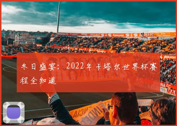 冬日盛宴:2022年卡塔尔世界杯赛程全知道